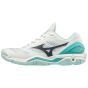 Mizuno Wave Stealth V WHT/BLUEBERRY/BTURQUOISE