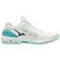 Mizuno Wave Stealth V WHT/BLUEBERRY/BTURQUOISE