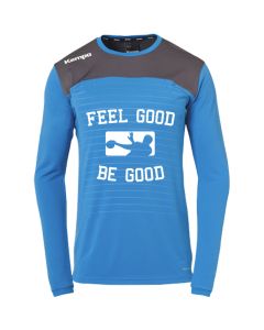 FGC L/S Poly T-shirt-Lys Blå-S