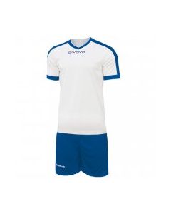 Givova Kit Revolution-4XS-Hvid/Blå