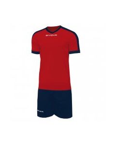 Givova Kit Revolution-4XS-Rød/blå